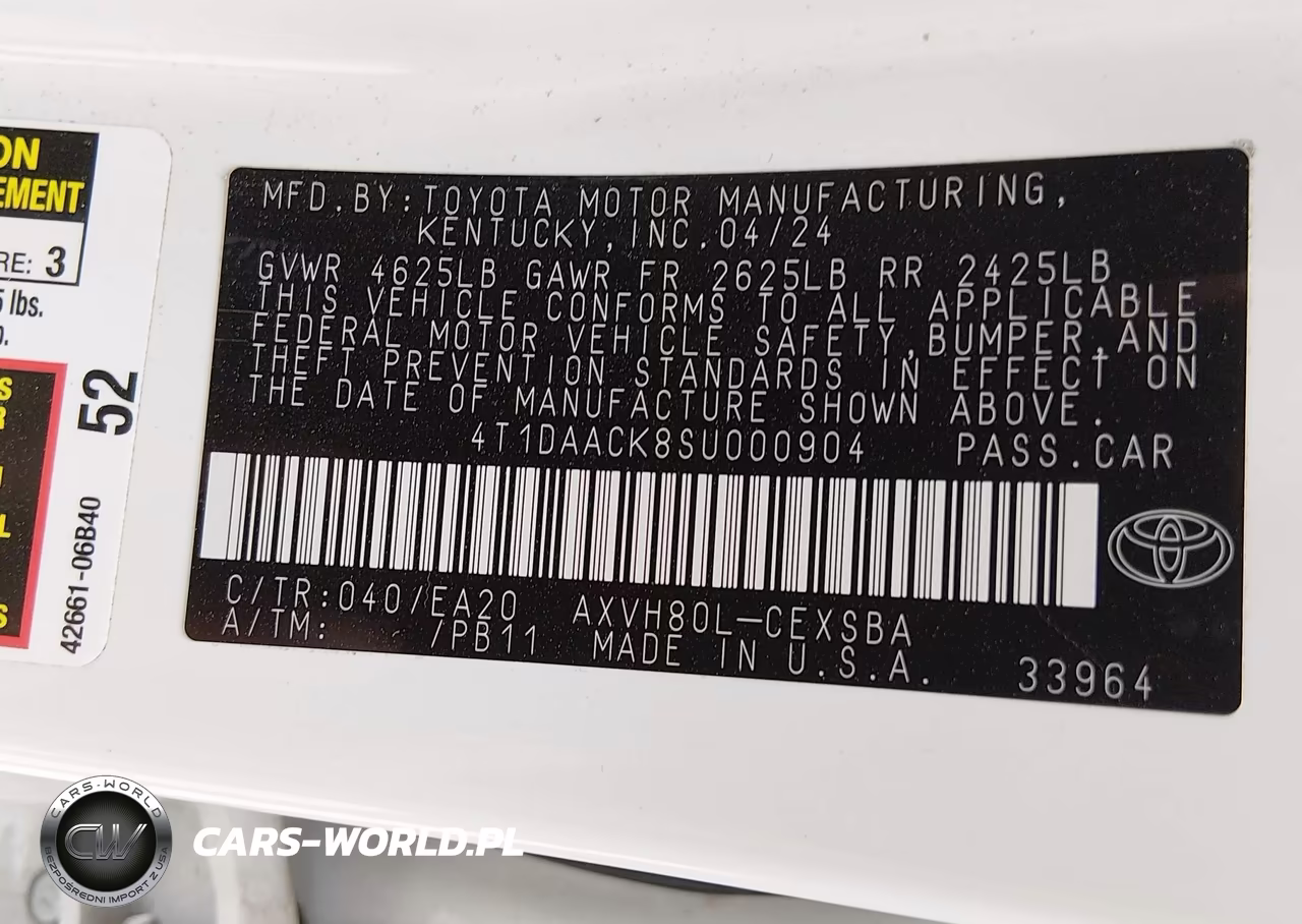 2025 Toyota Camry Se VIN:4T1DAACK8SU000904 - 9