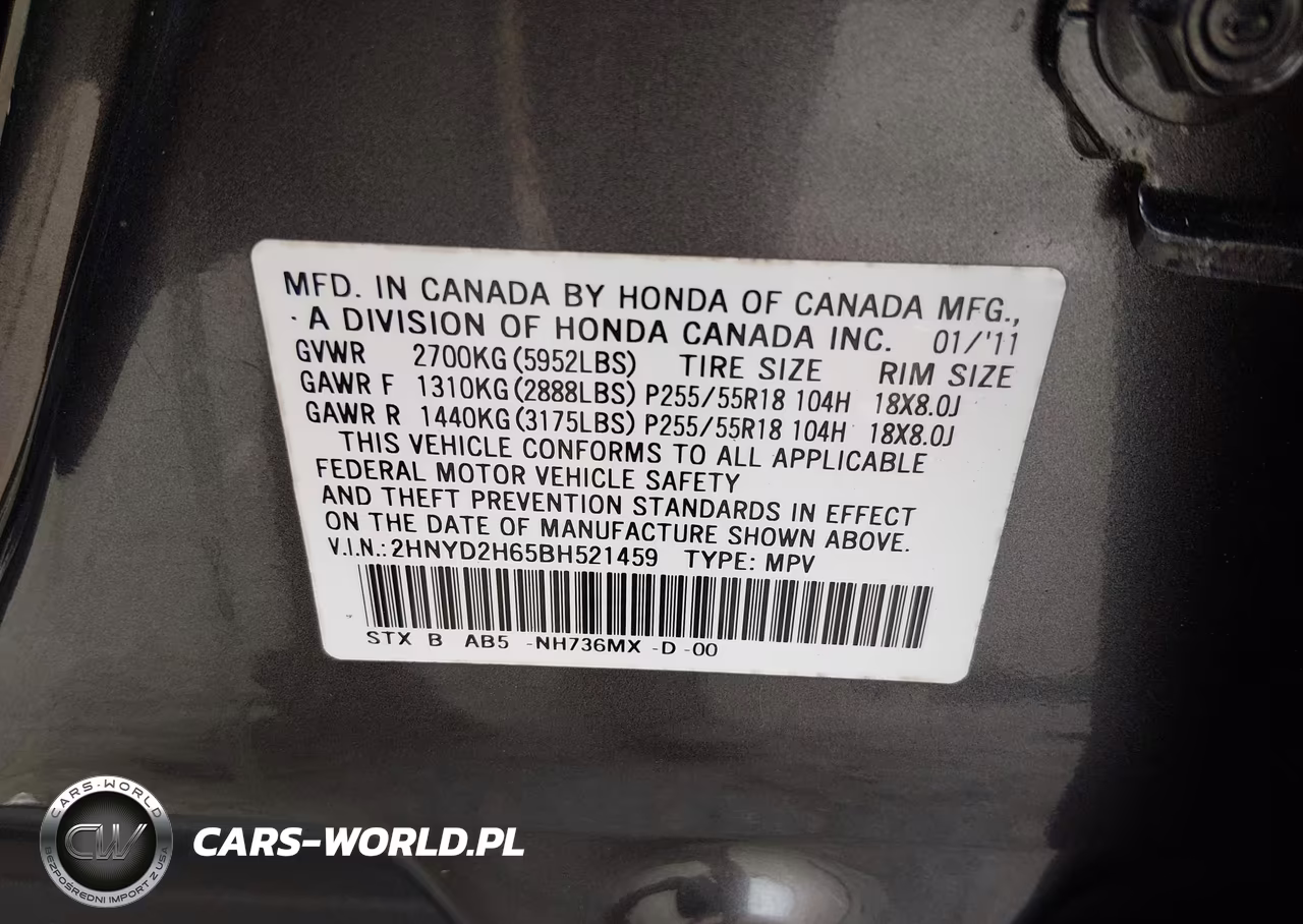2011 Acura Mdx Technology Package VIN:2HNYD2H65BH521459 - 9