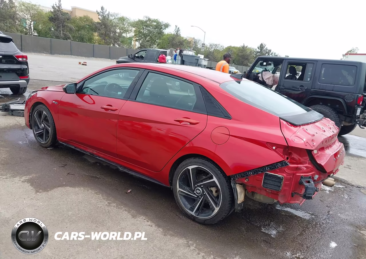 2022 Hyundai Elantra N Line VIN:KMHLR4AF7NU243295 - 3