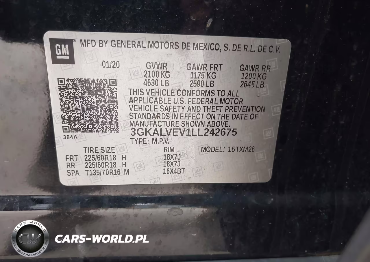 2020 GMC Terrain Awd Slt VIN:3GKALVEV1LL242675 - 9