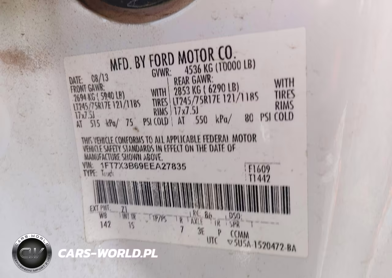 2014 Ford F-350 Xl VIN:1FT7X3B69EEA27835 - 4
