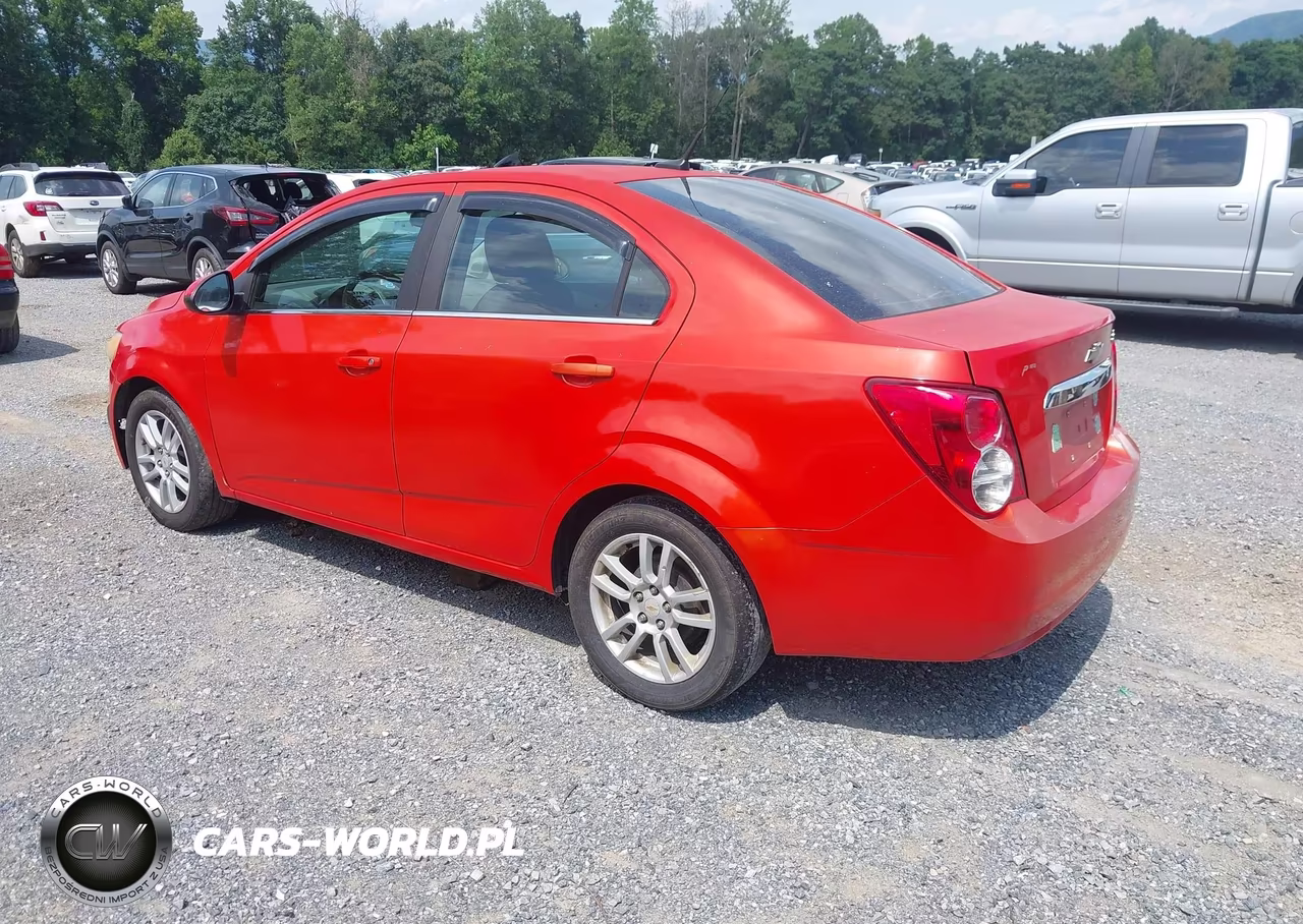 2012 Chevrolet Sonic 2Lt VIN:1G1JC5SH2C4140360 - 3