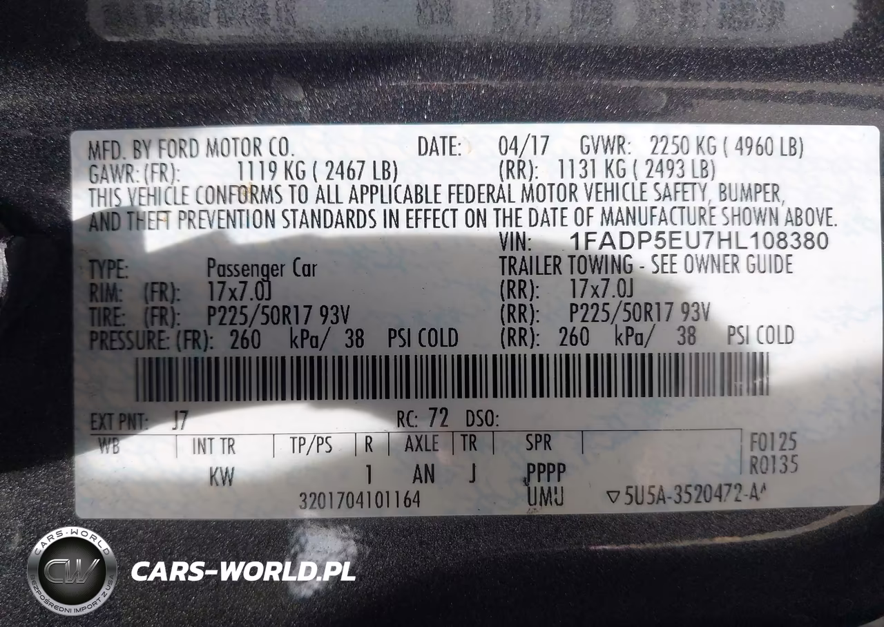 2017 Ford C-Max Energi Se VIN:1FADP5EU7HL108380 - 9