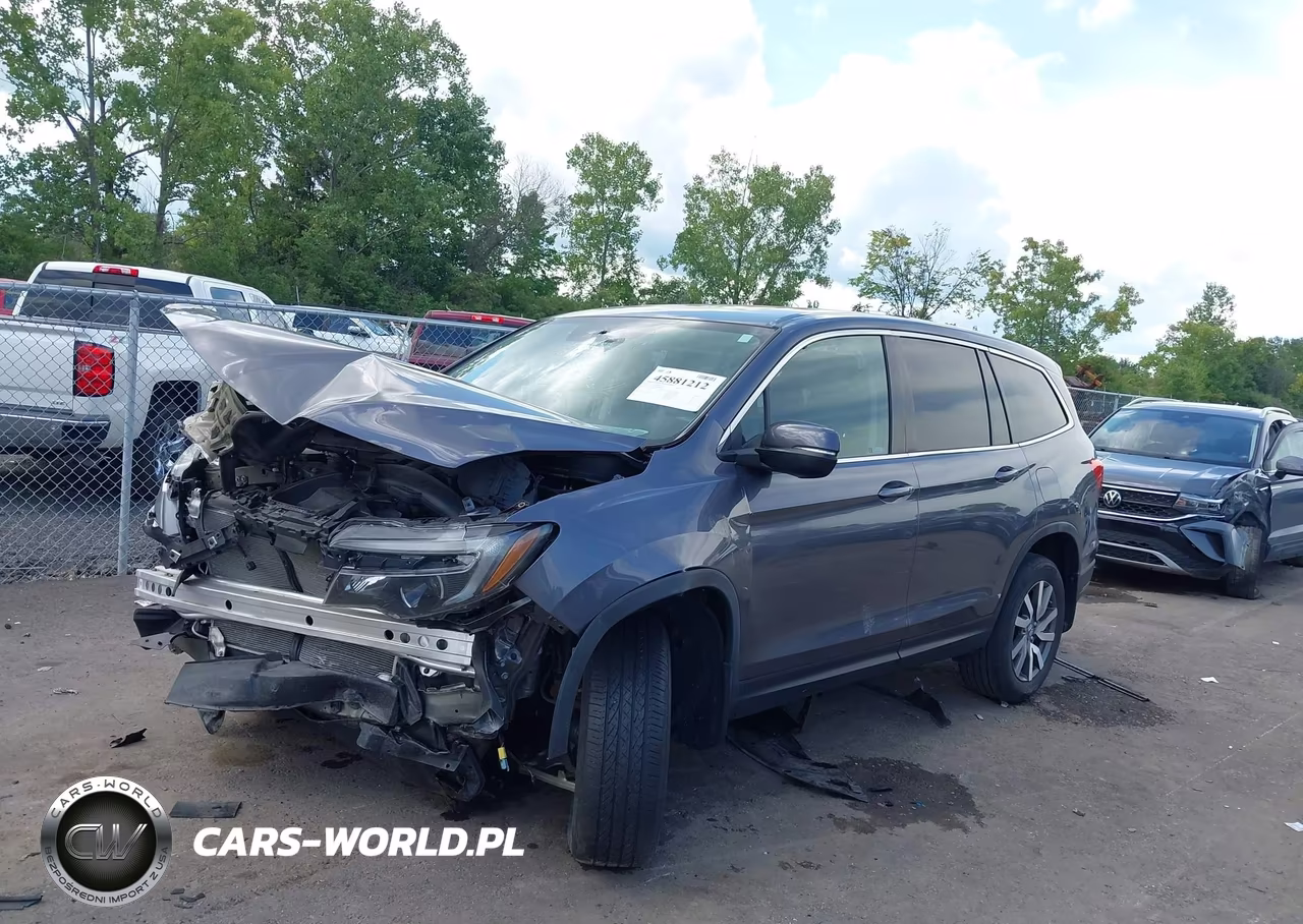 2021 Honda Pilot Awd Ex-L VIN:5FNYF6H5XMB094836 - 2