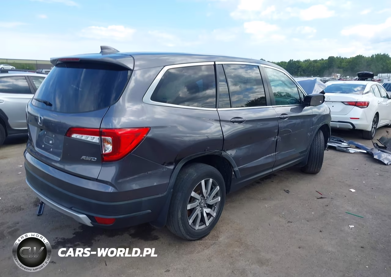 2021 Honda Pilot Awd Ex-L VIN:5FNYF6H5XMB094836 - 4