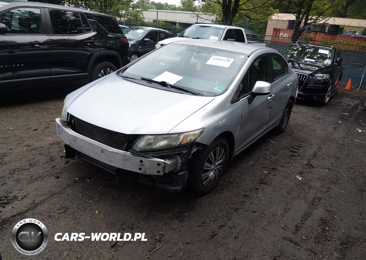 2013 Honda Civic Lx VIN:2HGFB2F57DH585911 - 2