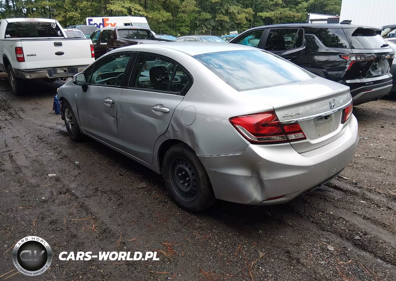 2013 Honda Civic Lx VIN:2HGFB2F57DH585911 - 3