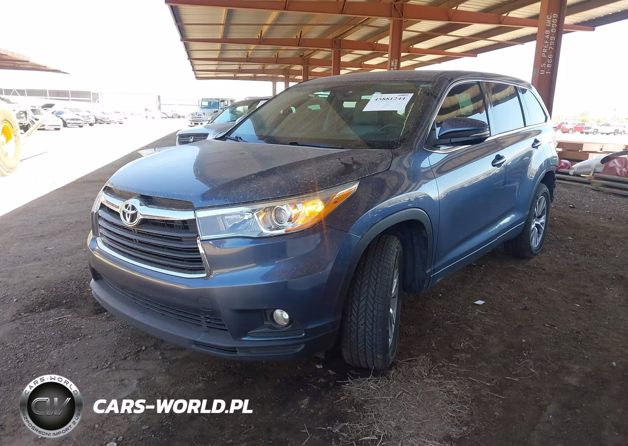 2016 Toyota Highlander Le Plus V6 VIN:5TDZKRFH3GS169133 - 2