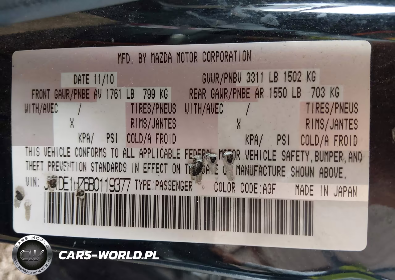 2011 Mazda Mazda2 Sport VIN:JM1DE1HZ6B0119377 - 9