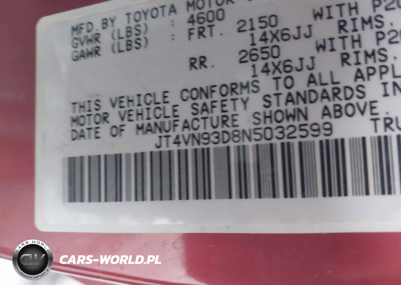 1992 Toyota Pickup 1-2 Ton Ex Lng Whlbse Dlx VIN:JT4VN93D8N5032599 - 9