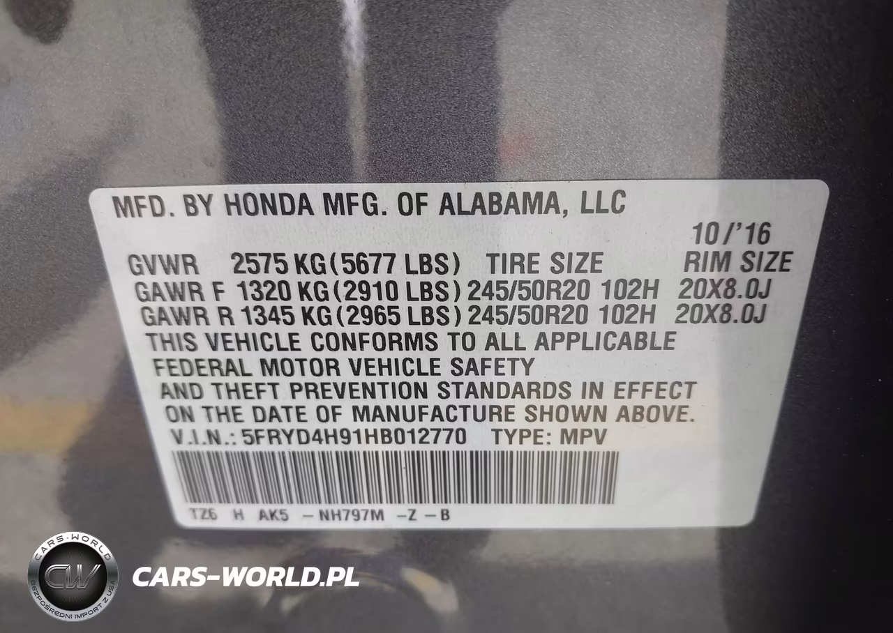 2017 Acura Mdx Advance Entertainment Pkgs VIN:5FRYD4H91HB012770 - 9