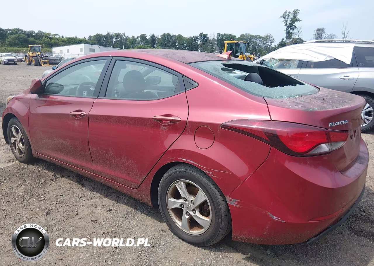 2014 Hyundai Elantra Se VIN:5NPDH4AE2EH511666 - 3