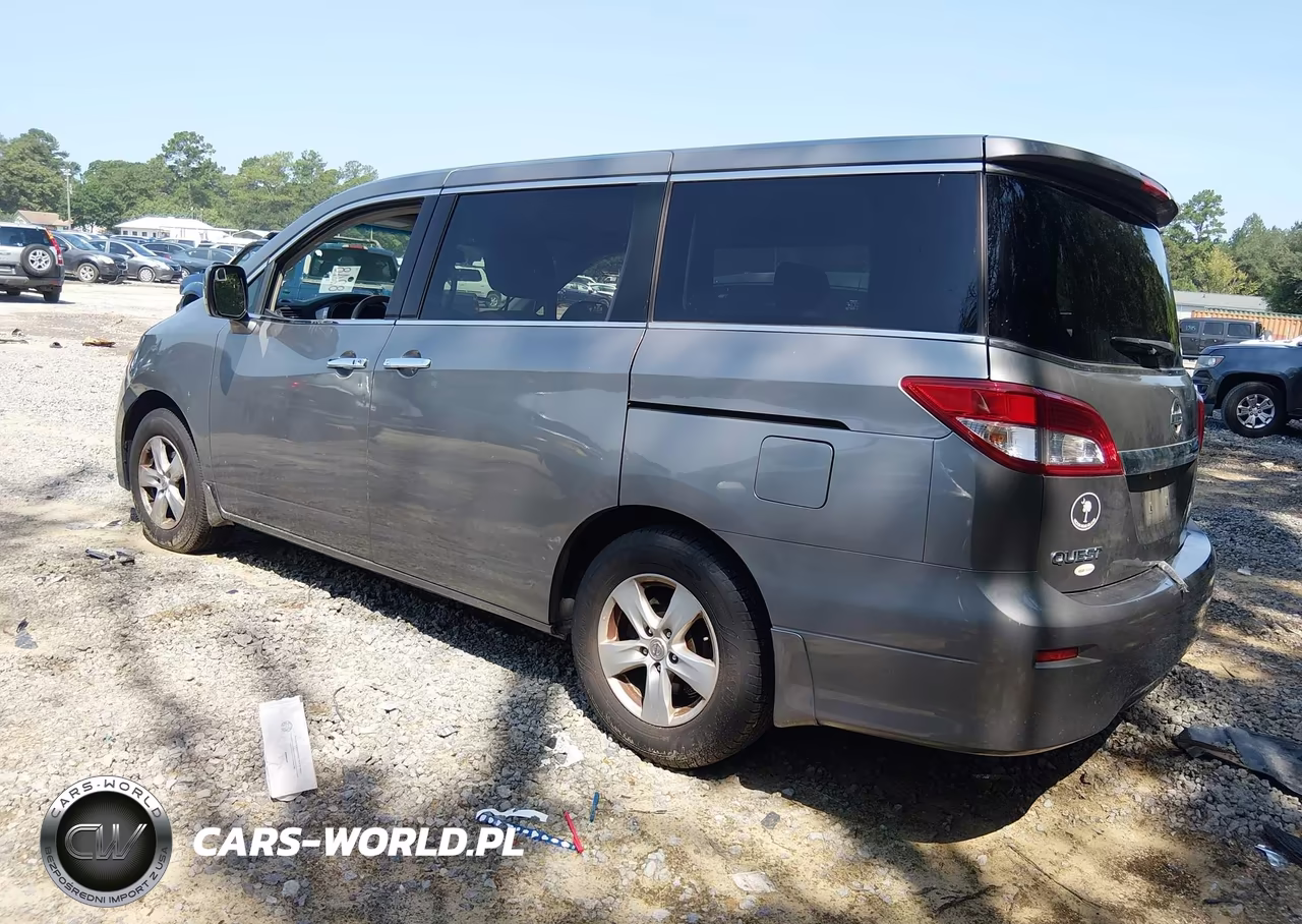 2013 Nissan Quest Sv VIN:JN8AE2KP8D9071058 - 3