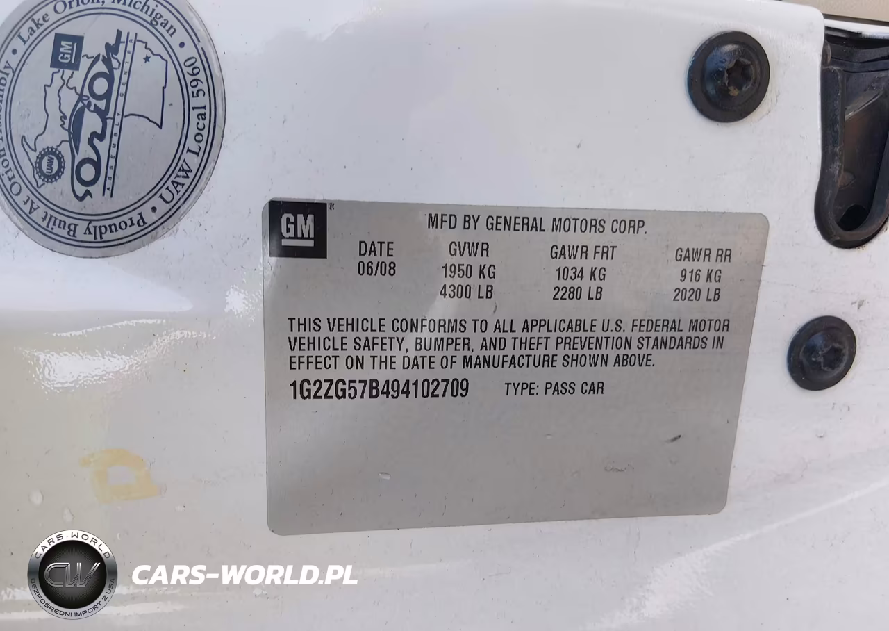 2009 Pontiac G6 VIN:1G2ZG57B494102709 - 9