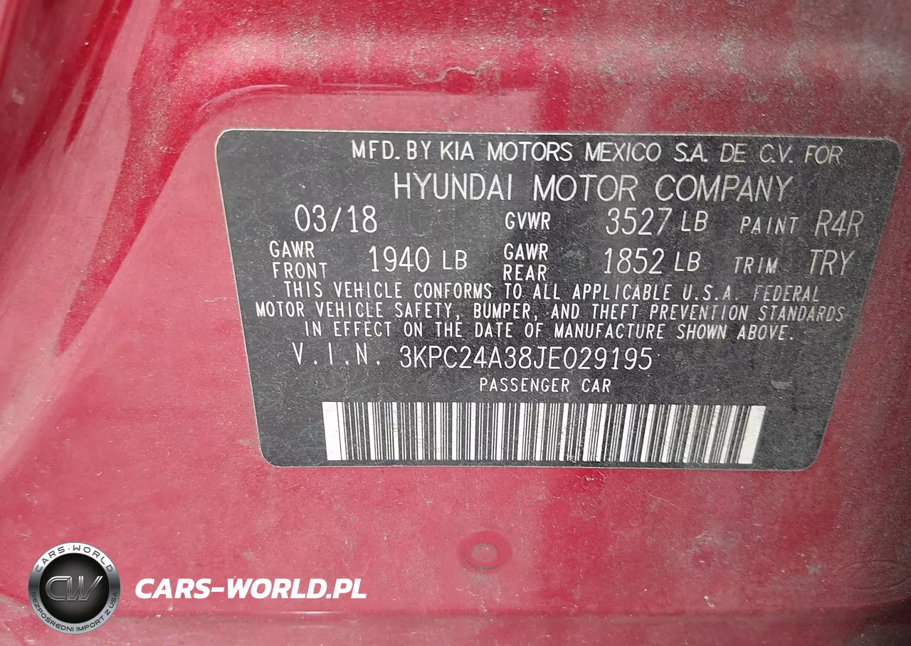 2018 Hyundai Accent Se VIN:3KPC24A38JE029195 - 9