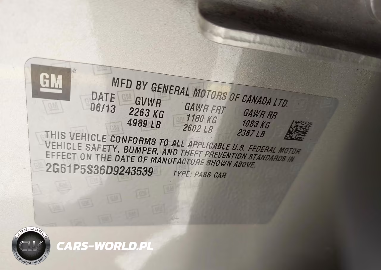 2013 Cadillac Xts Luxury VIN:2G61P5S36D9243539 - 9