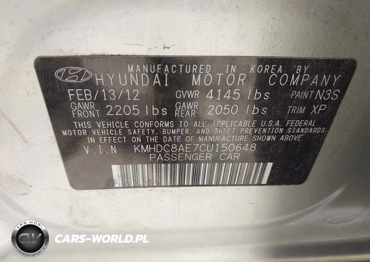 2012 Hyundai Elantra Touring Gls VIN:KMHDC8AE7CU150648 - 9