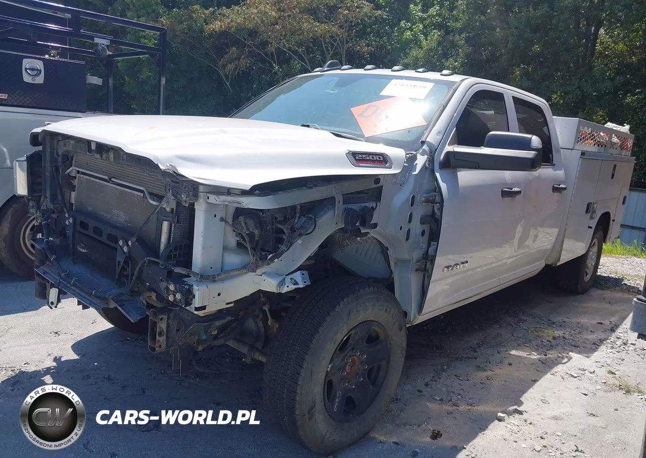 2021 Ram 2500 Tradesman 4X4 8' Box VIN:3C7WR5HJ5MG604836 - 2
