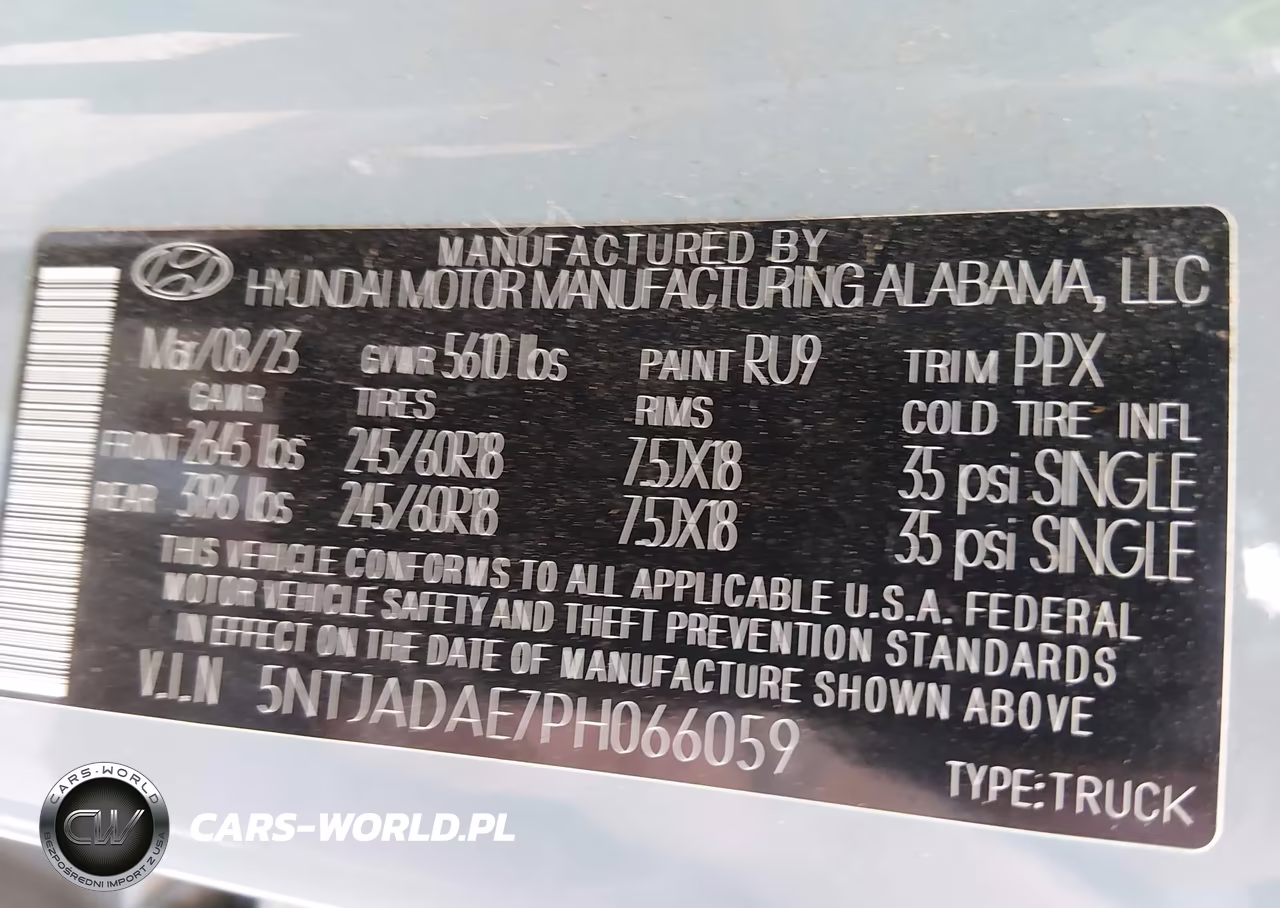 2023 Hyundai Santa Cruz Se VIN:5NTJADAE7PH066059 - 9