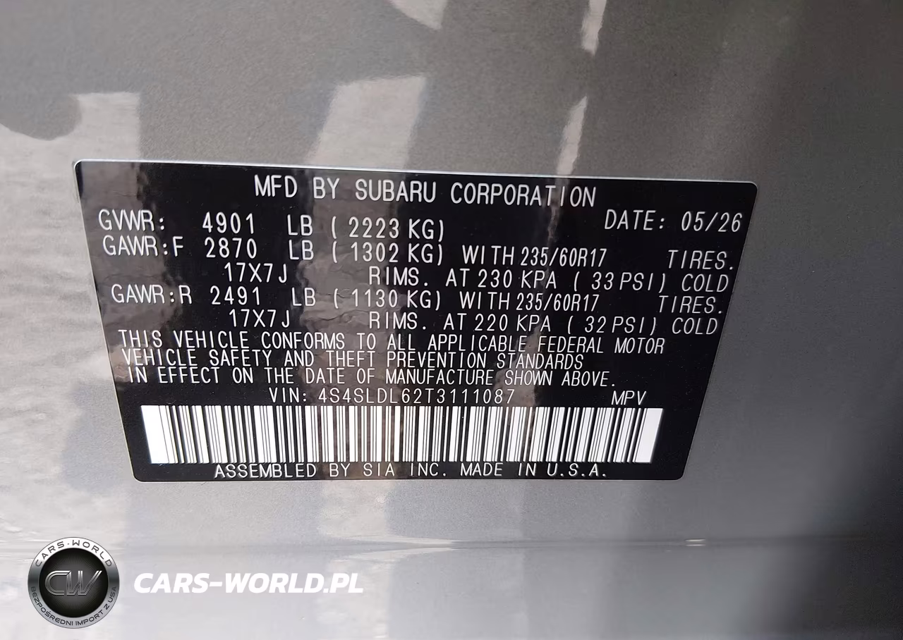 2026 Subaru Forester Wilderness VIN:4S4SLDL62T3111087 - 9