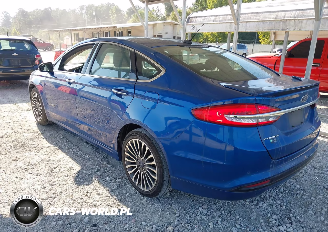 2018 Ford Fusion Hybrid Titanium VIN:3FA6P0RU6JR194164 - 3