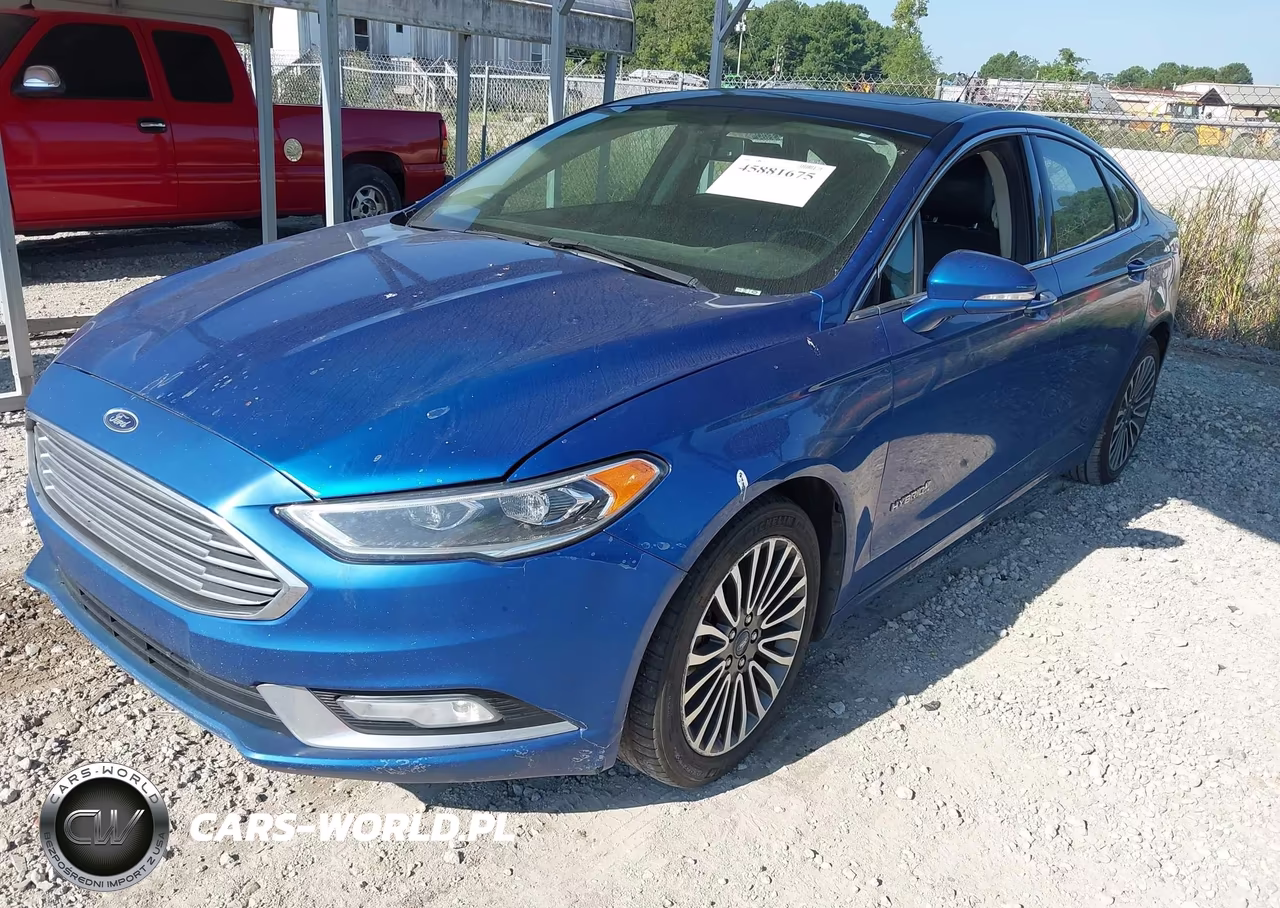 2018 Ford Fusion Hybrid Titanium VIN:3FA6P0RU6JR194164 - 6