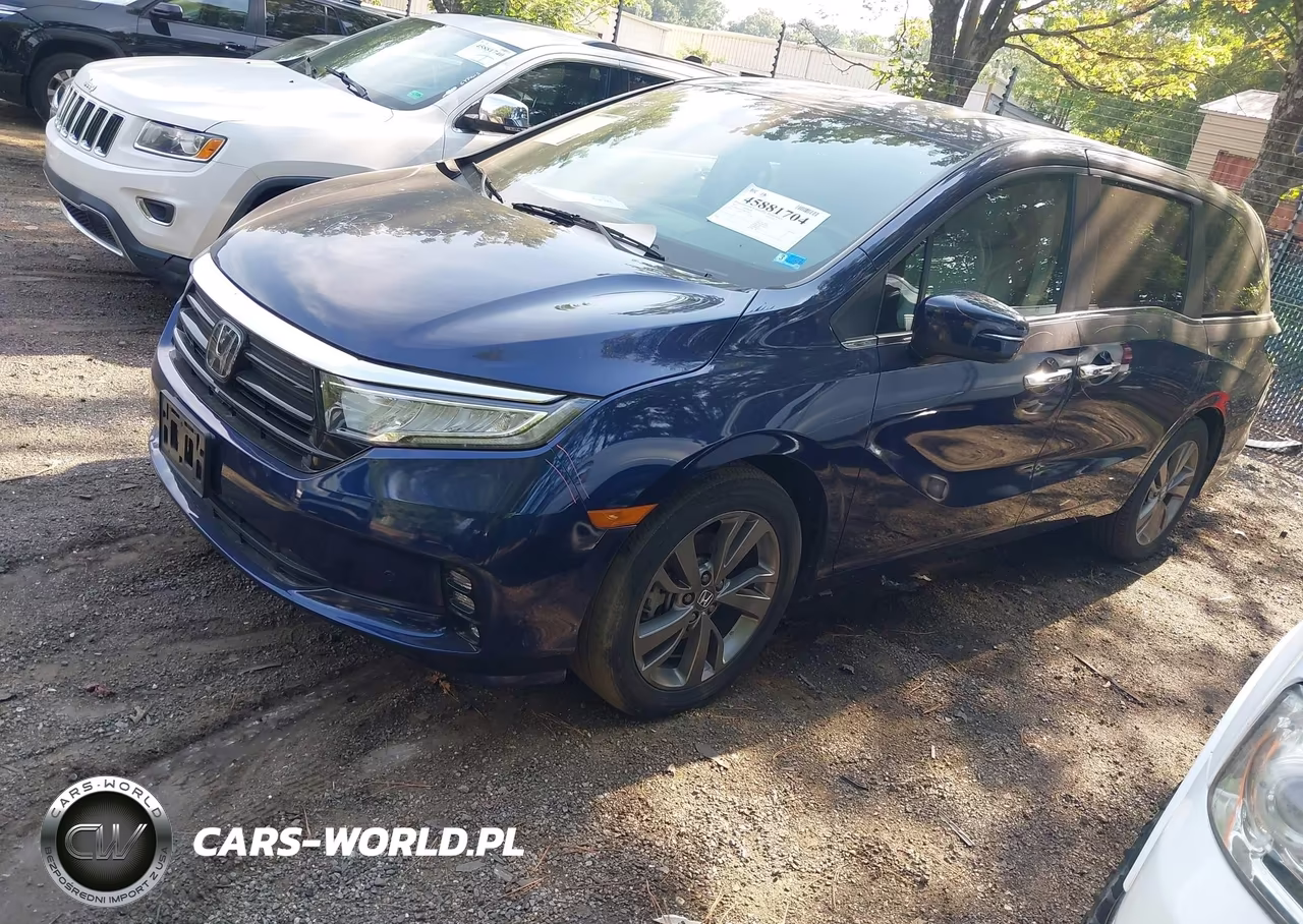 2022 Honda Odyssey Touring VIN:5FNRL6H8XNB044673 - 2
