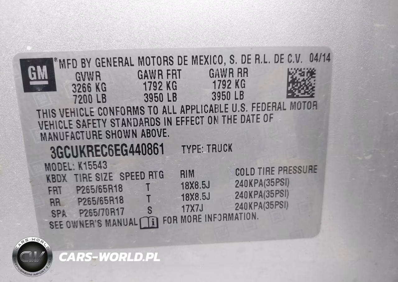 2014 Chevrolet Silverado 1500 Lt VIN:3GCUKREC6EG440861 - 9