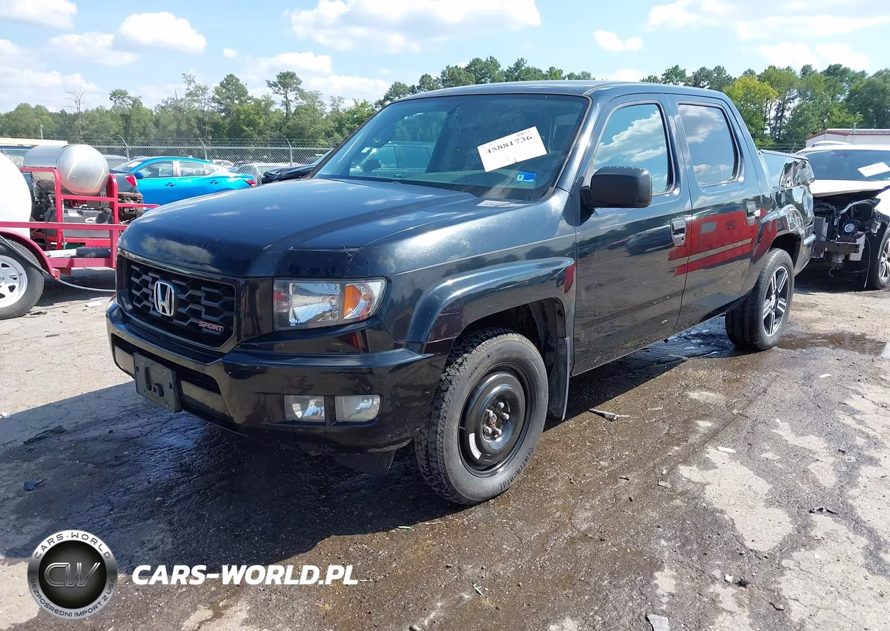 2014 Honda Ridgeline Sport VIN:5FPYK1F76EB007672 - 2