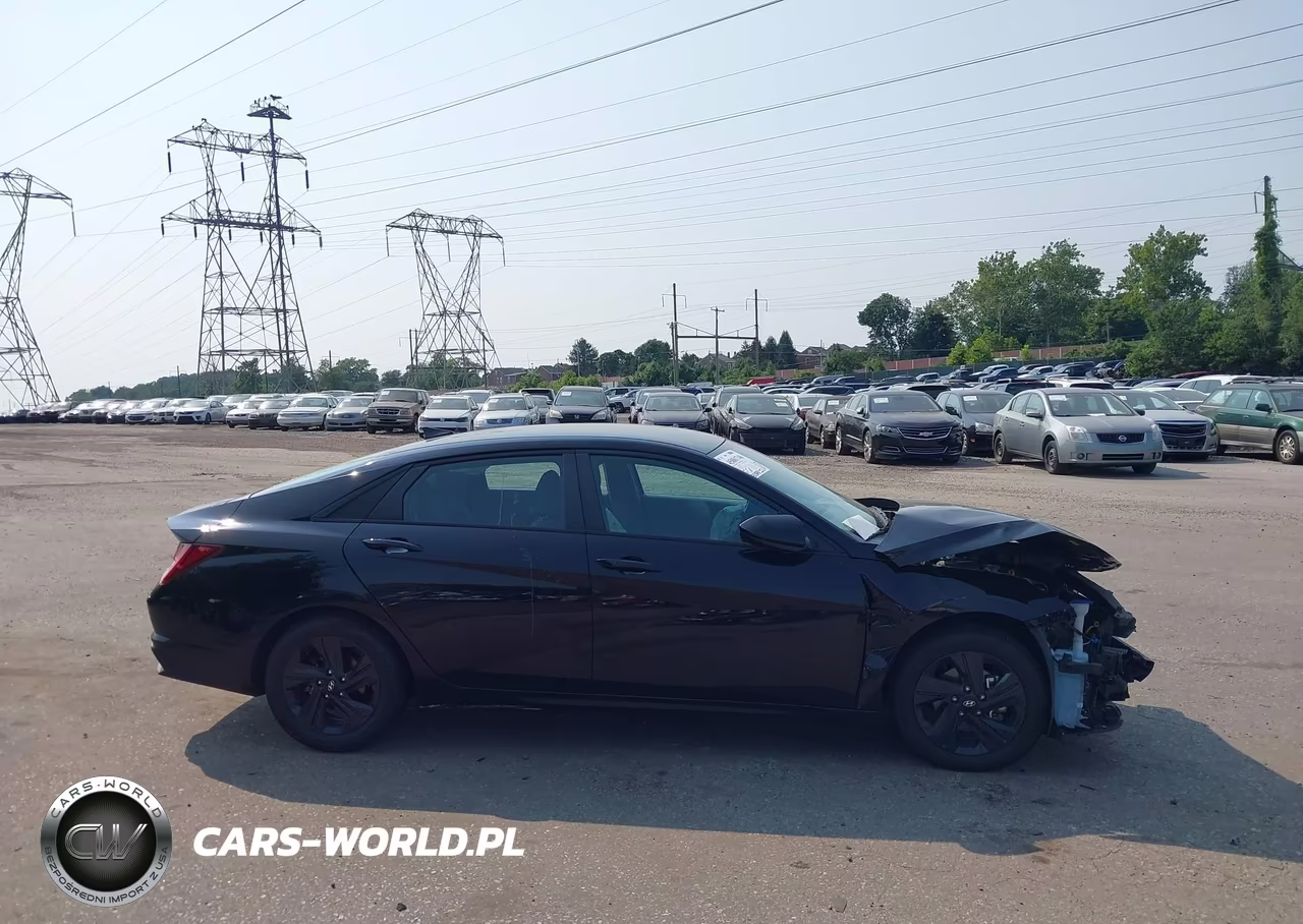2023 Hyundai Elantra Hybrid Blue VIN:KMHLM4AJ0PU043199 - 13