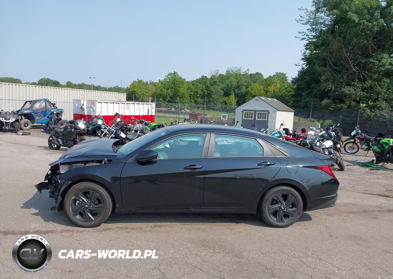 2023 Hyundai Elantra Hybrid Blue VIN:KMHLM4AJ0PU043199 - 14