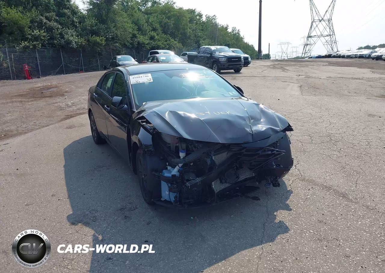 2023 Hyundai Elantra Hybrid Blue VIN:KMHLM4AJ0PU043199 - 6
