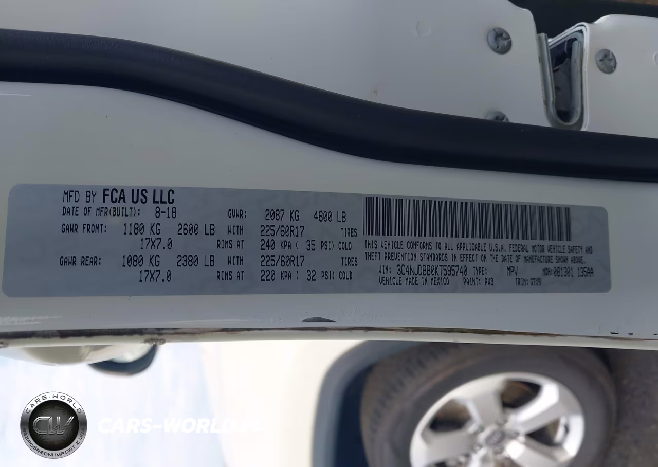 2019 Jeep Compass Latitude 4X4 VIN:3C4NJDBB0KT595740 - 9