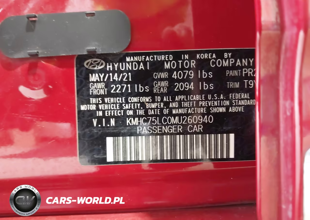 2021 Hyundai Ioniq Hybrid Se VIN:KMHC75LC0MU260940 - 9