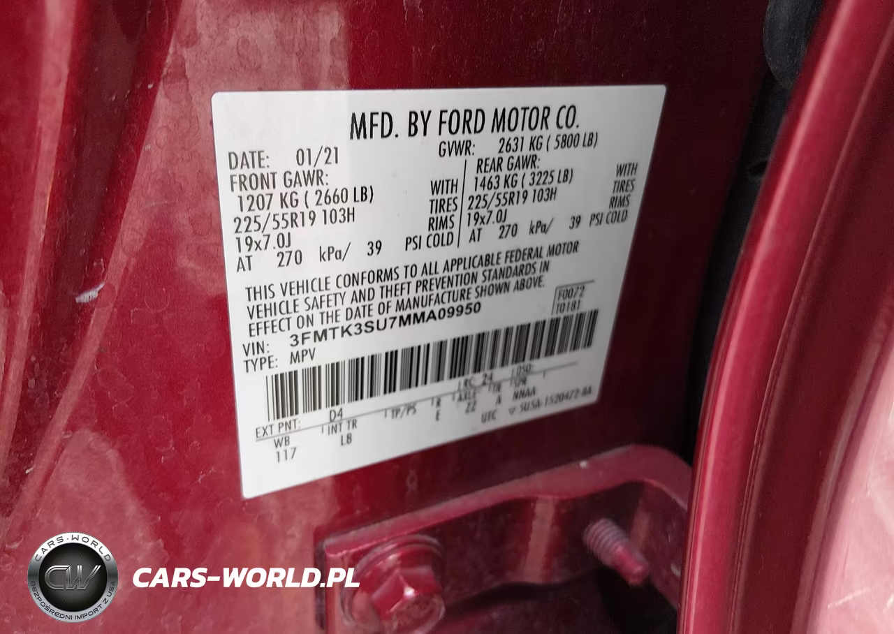 2021 Ford Mustang Mach-E Premium VIN:3FMTK3SU7MMA09950 - 9