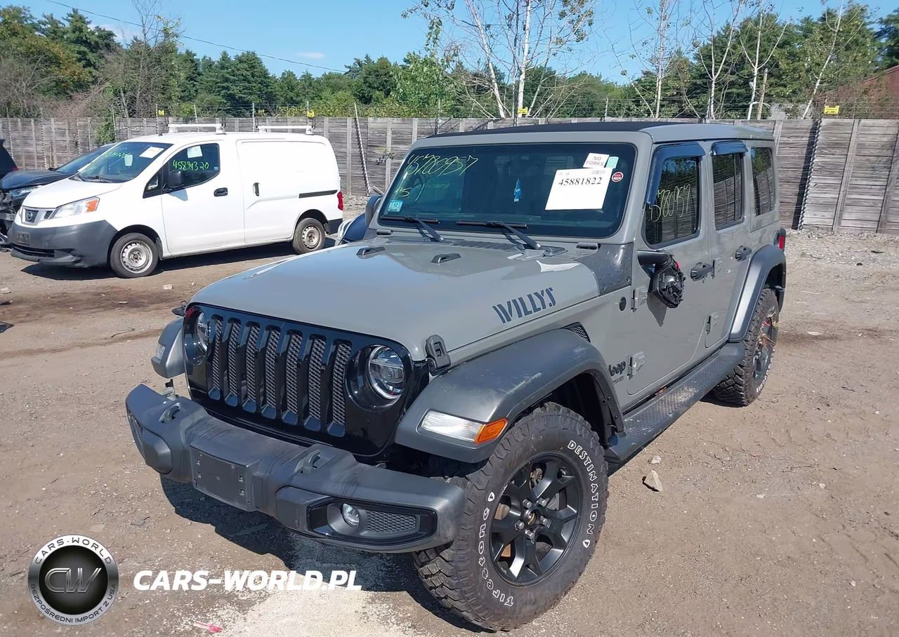 2021 Jeep Wrangler Unlimited Willys 4X4 VIN:1C4HJXDN6MW856260 - 2