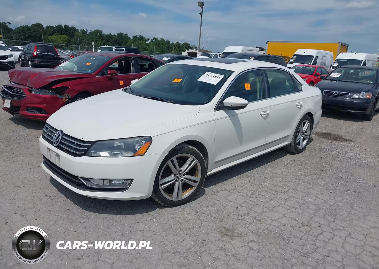 2012 Volkswagen Passat 3.6L V6 Sel Premium VIN:1VWCM7A37CC059002 - 2