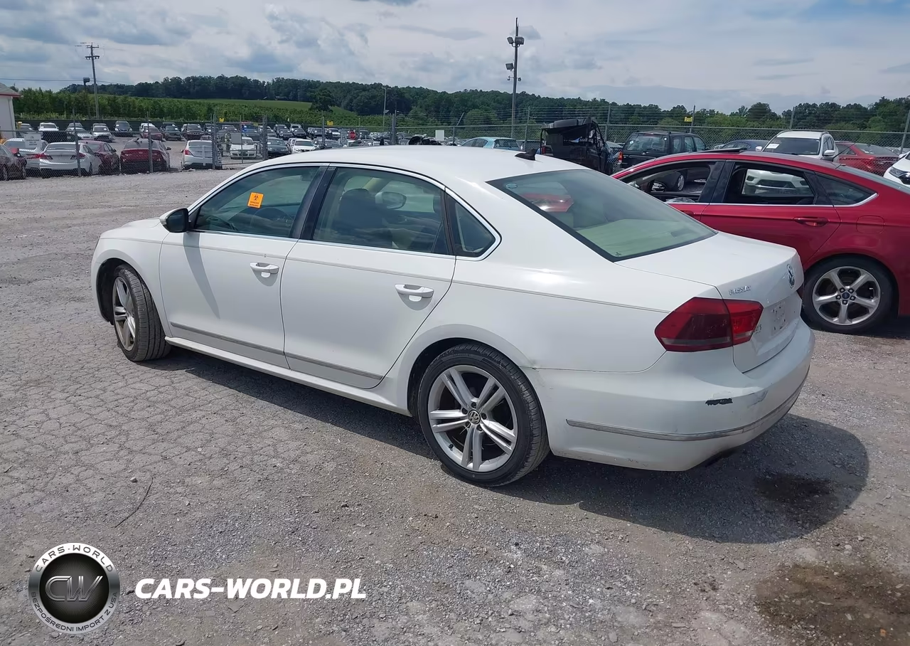 2012 Volkswagen Passat 3.6L V6 Sel Premium VIN:1VWCM7A37CC059002 - 3