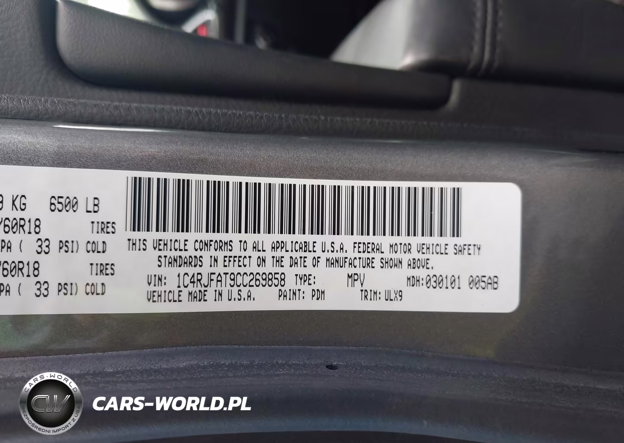 2012 Jeep Grand Cherokee Laredo VIN:1C4RJFAT9CC269858 - 9