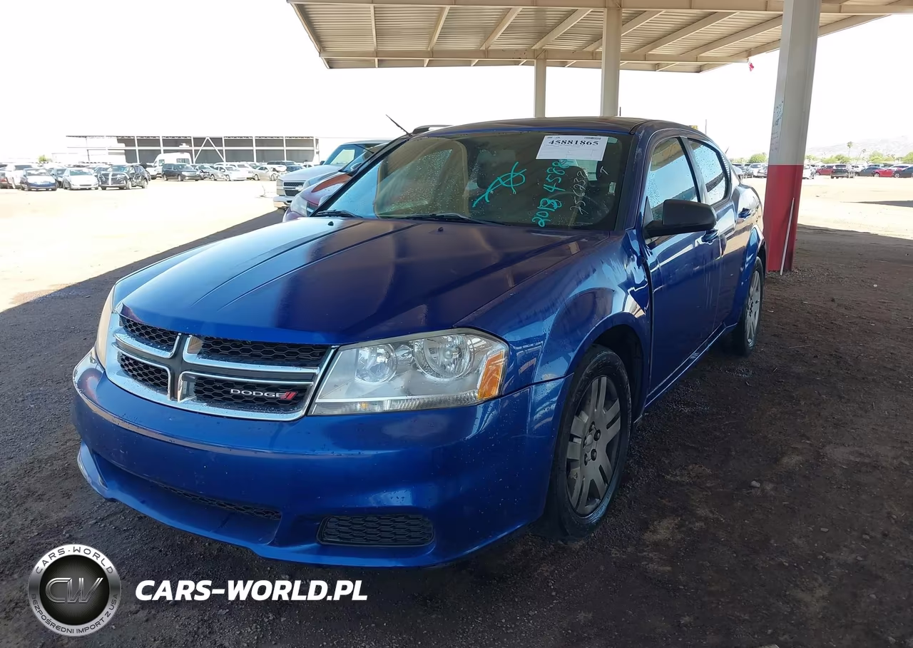 2013 Dodge Avenger Se VIN:1C3CDZAB1DN756732 - 2