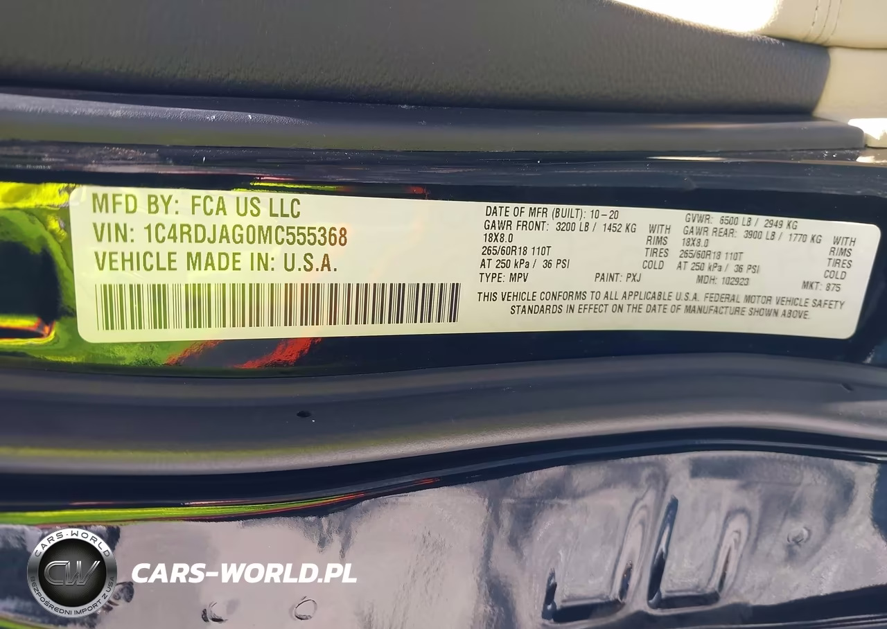 2021 Dodge Durango Sxt Plus Awd VIN:1C4RDJAG0MC555368 - 9