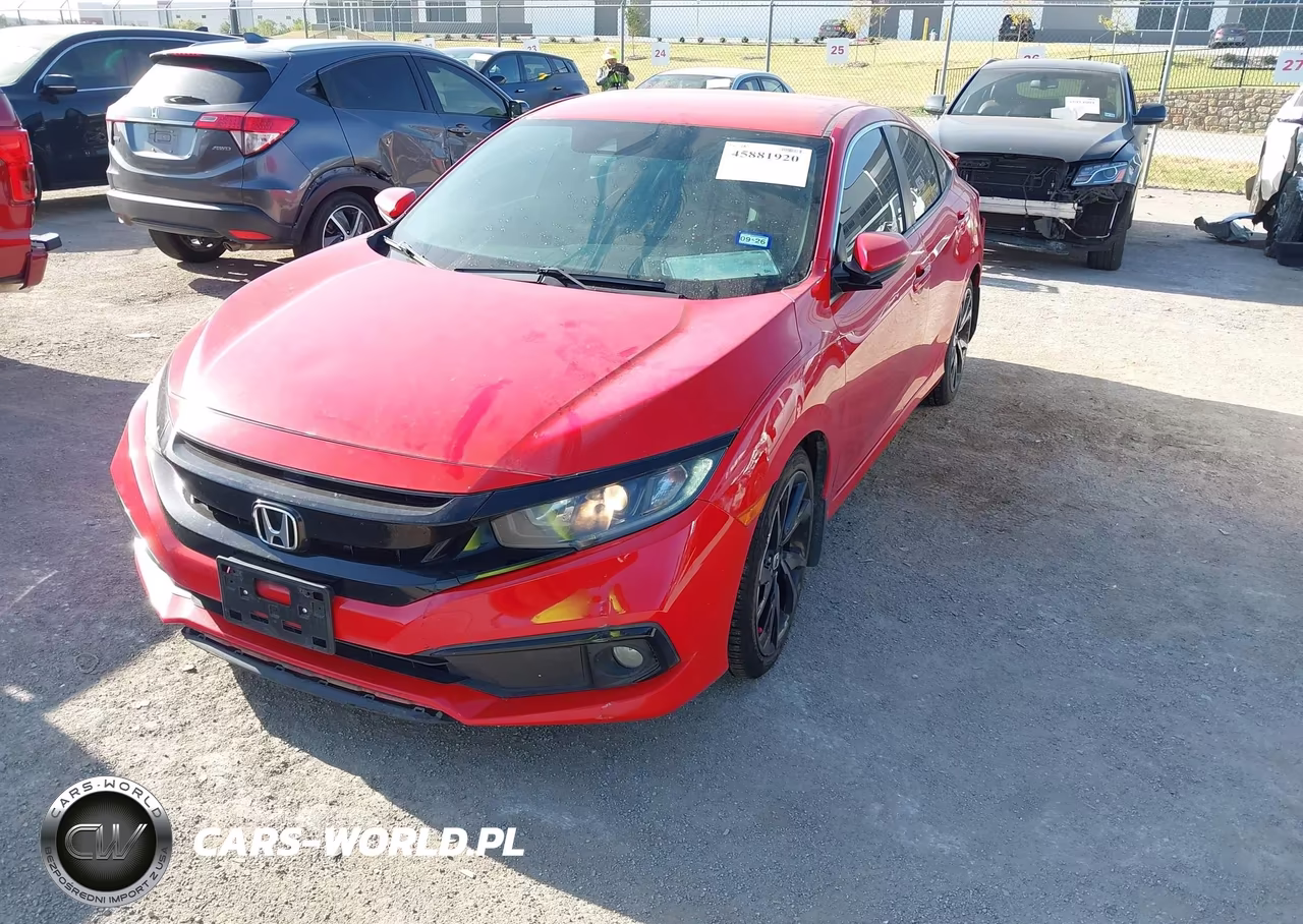 2019 Honda Civic Sport VIN:2HGFC2F87KH540164 - 2