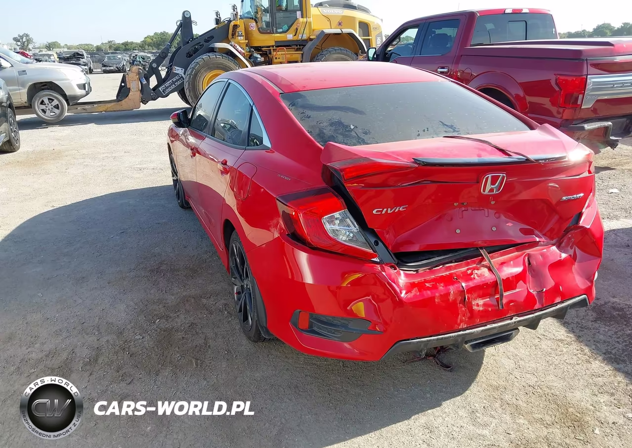 2019 Honda Civic Sport VIN:2HGFC2F87KH540164 - 3
