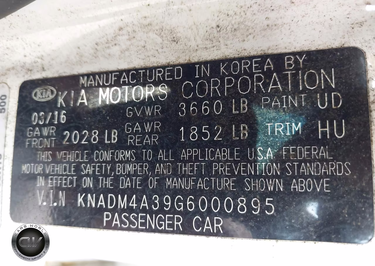 2016 Kia Rio Lx VIN:KNADM4A39G6000895 - 9