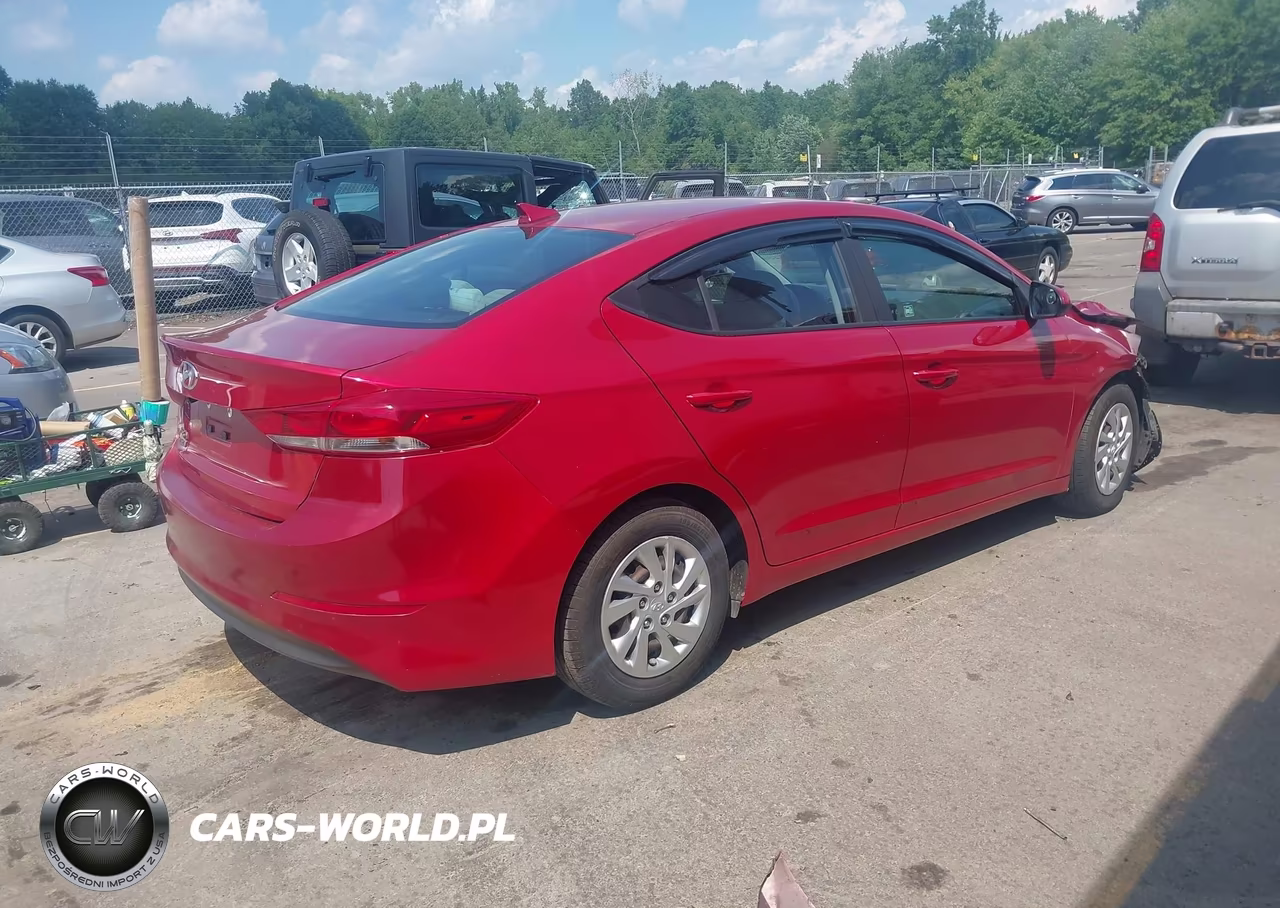 2017 Hyundai Elantra Se VIN:5NPD74LF3HH166886 - 4