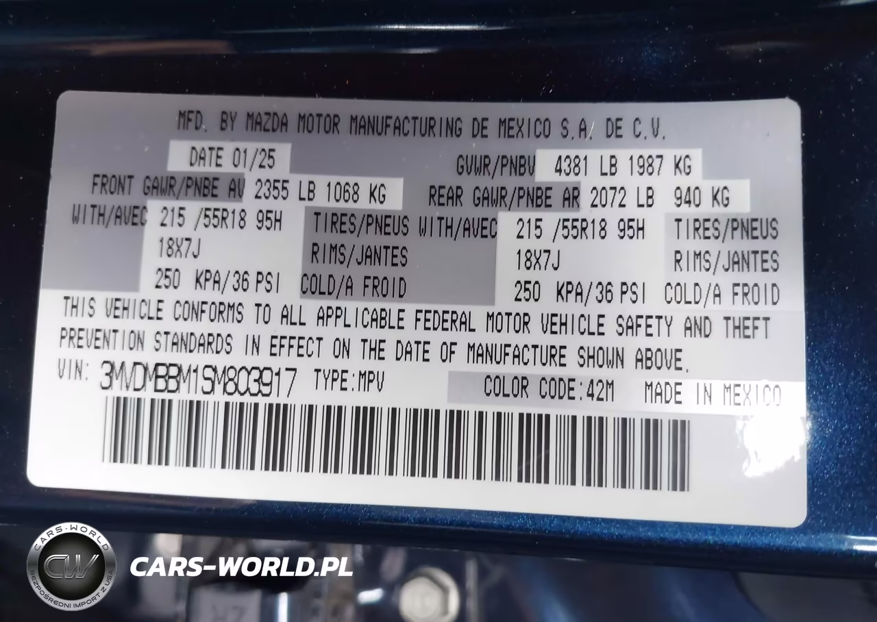 2025 Mazda Cx-30 2.5 S Select Sport VIN:3MVDMBBM1SM803917 - 9