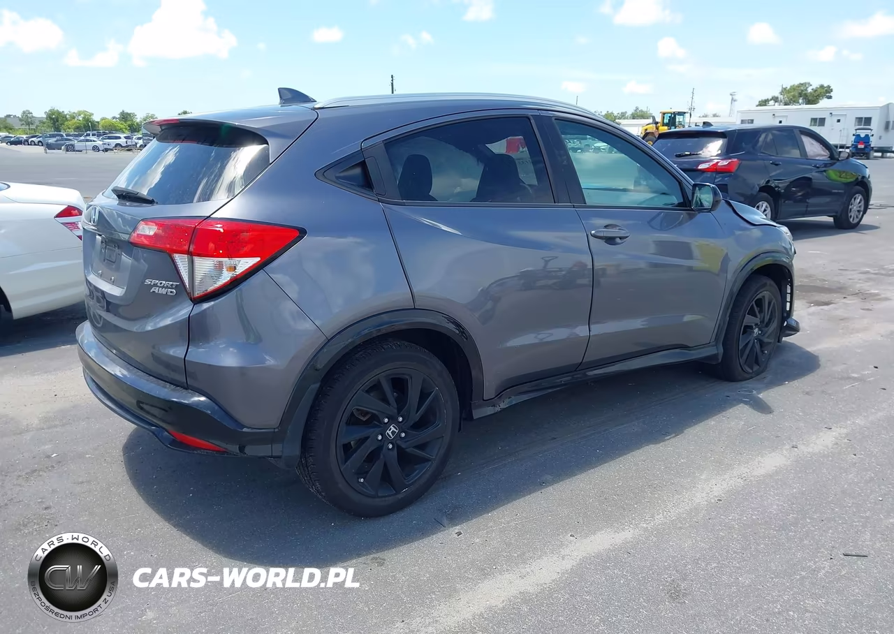 2022 Honda Hr-V Awd Sport VIN:3CZRU6H1XNM715250 - 4