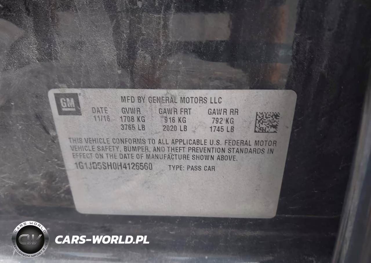 2017 Chevrolet Sonic Lt Auto VIN:1G1JD5SH0H4126560 - 9