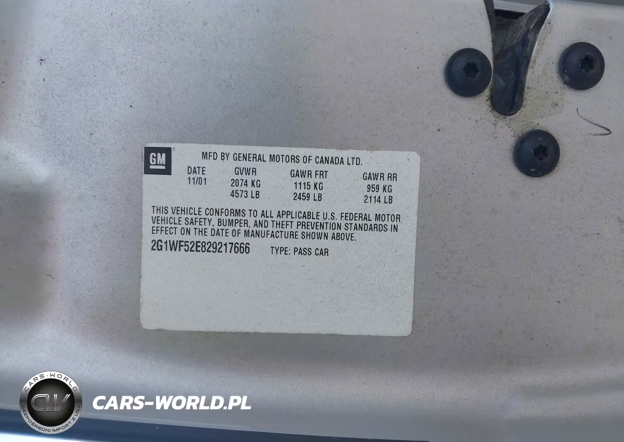2002 Chevrolet Impala VIN:2G1WF52E829217666 - 9
