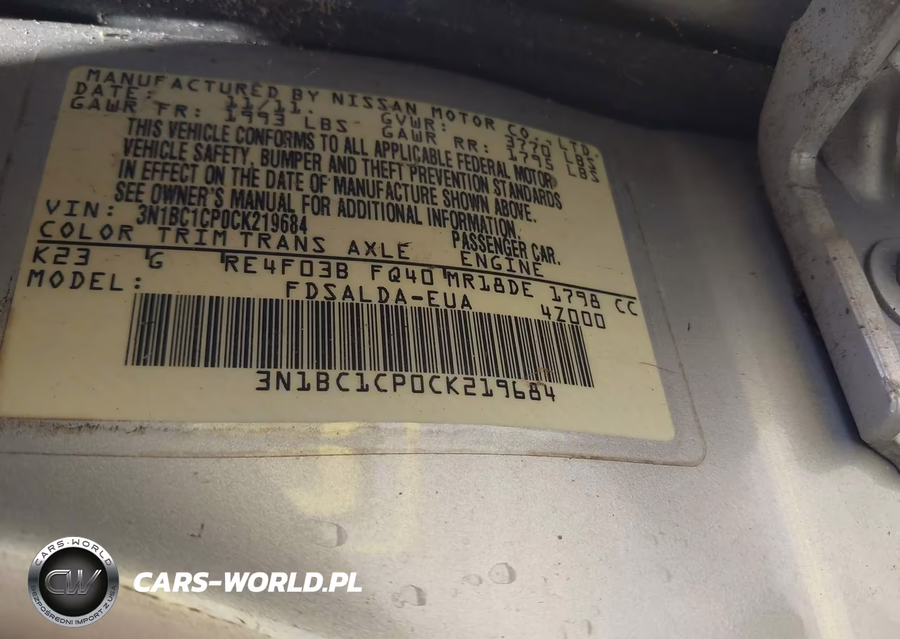 2012 Nissan Versa 1.8 S VIN:3N1BC1CP0CK219684 - 9